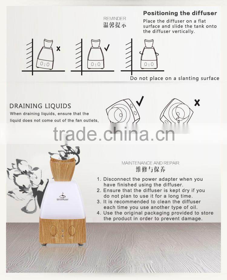 GX Diffuser Spa mist perfume battery operated aroma diffuser GX-04K