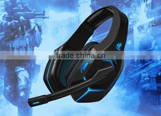 hot sell led light functional noise cancelling gaming headset