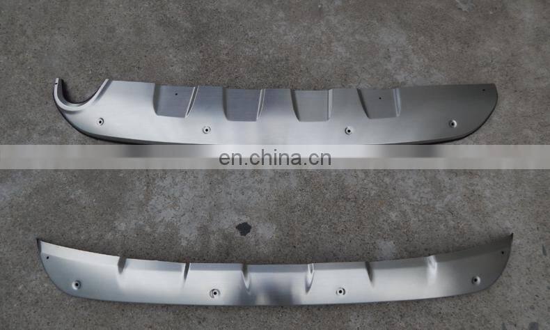 Car accessories stainless steel car front and rear bumper guard board style for toyota rav4 2016