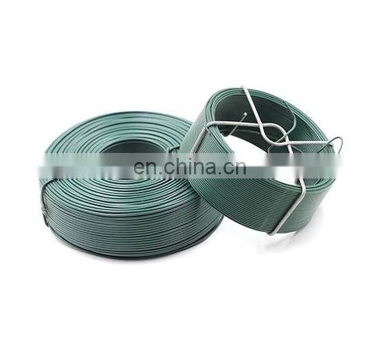 Colorful PVC Coated Small Coil Iron Wire ,Plant Twist Tie, Garden Training Wire