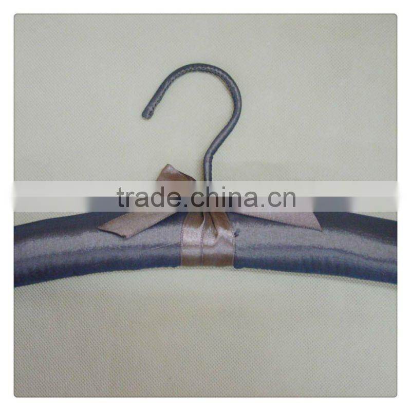 AL-307 grey satin padded underwear hanger