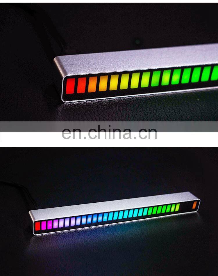 DPBGC18 LED Music Spectrum Display RGB Pickup Rhythm Light Voice-Activated Music Rhythm Light