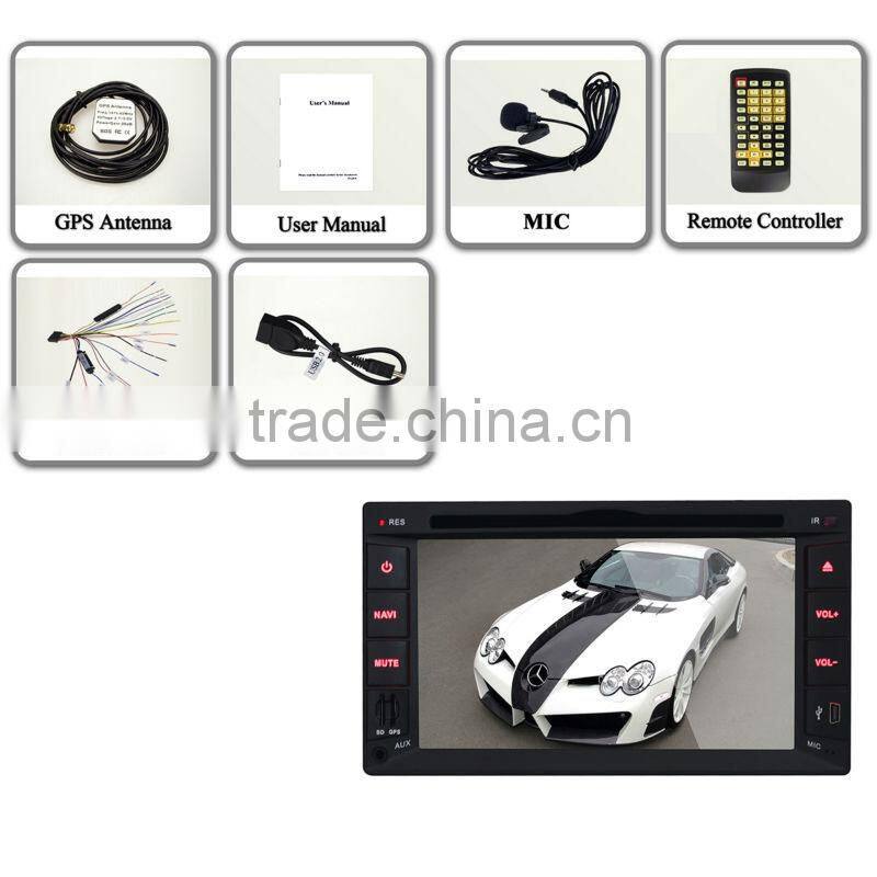 Latest PURE ANDROID 4.4 OS A9 DUAL CORE 2 DIN CAR RADIO CAR GPS CAR MULTIMEDIA PLAYER