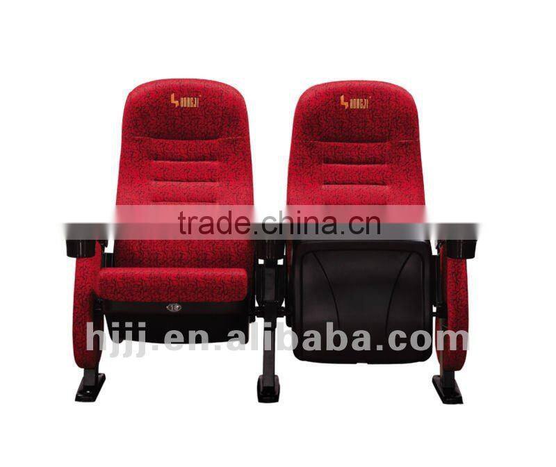 cinema seat fabric folding chair with cup holder HJ95D-L