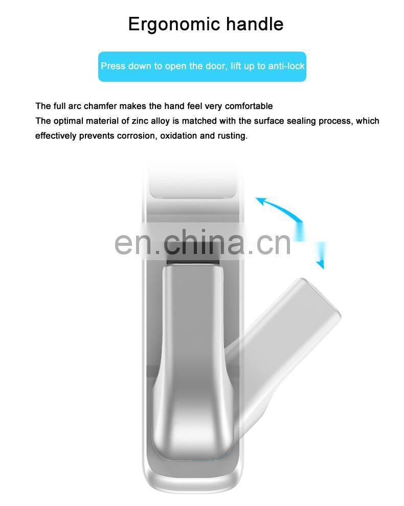 Encrypted Hot Sell Card Home Security Finger Print Biometric Fingerprint Door Locks Door Lock Smart Locks