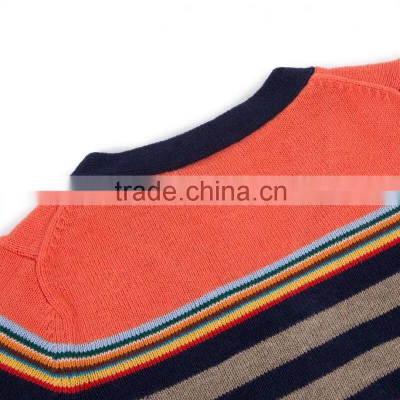 Childrens/Kids Baby Boys' Navy Striped Cardigan (2-6 Years)