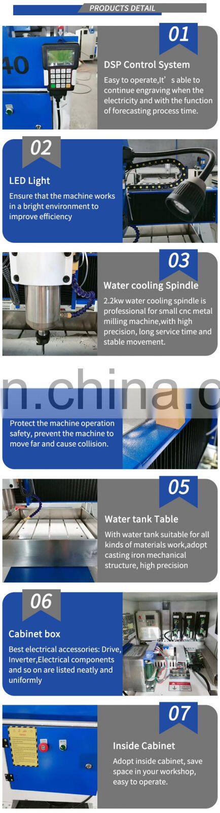 Mini 4040 6040 6060 6090 Cnc Router Metal Carving Engraving Machine CNC Mini For Wood Aluminum Metal Stainless Steel