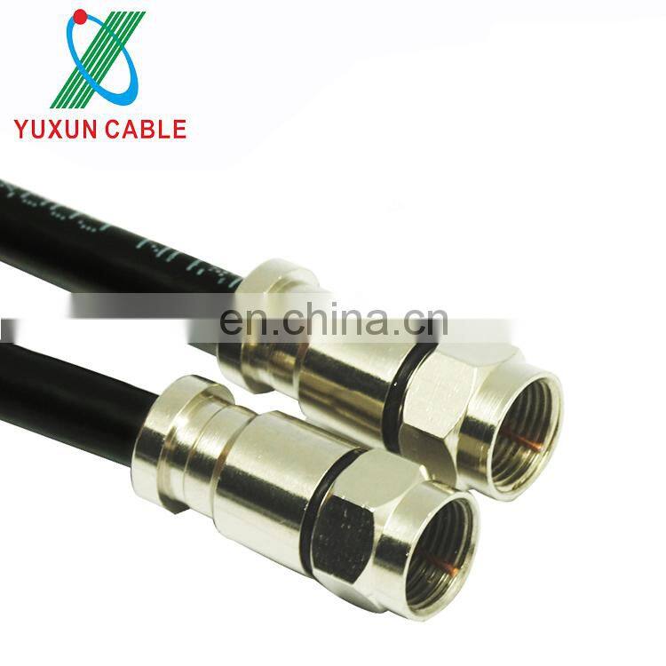 Custom Connector Coax Coaxial RG6 Satellite TV Antenna Cable Reasonable Price