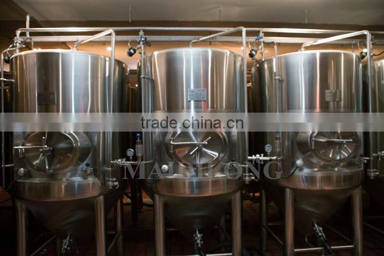 Craft beer mirror polishing stainless beer fermenter tank