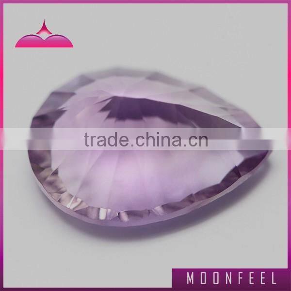 pear amethyst gem cabochon