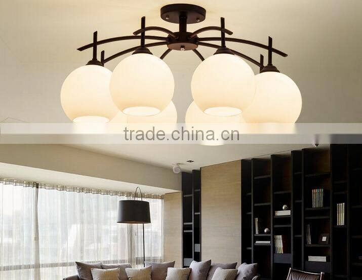 2016 new wrought iron candle chandelier lighting ZH-6048