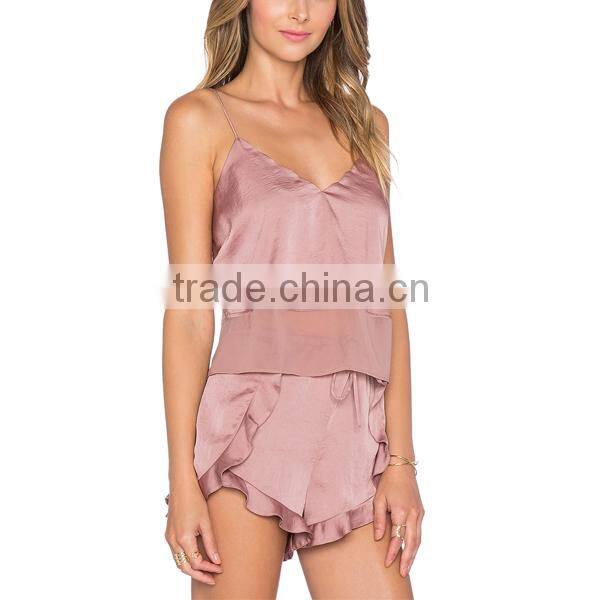 Girls sexy shorts ladies sleepwear woman night wear lady night wear clothing women two piece pajamas