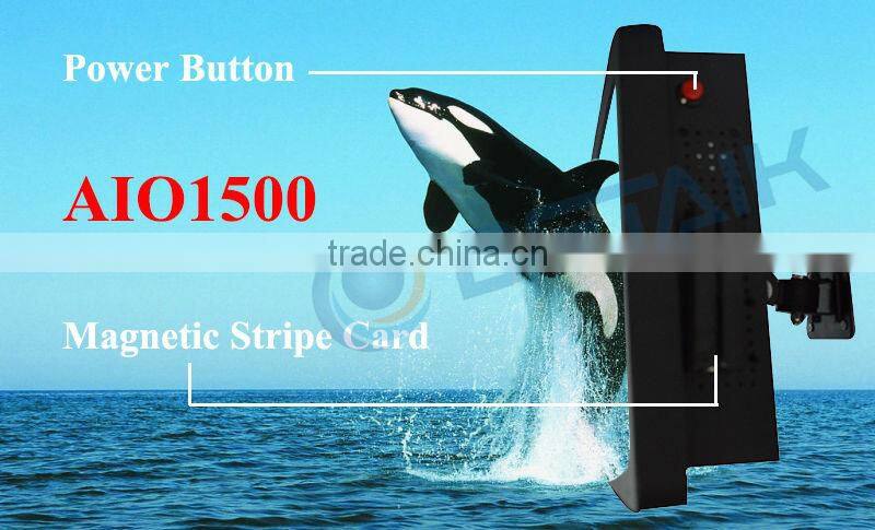 15 inch Touchscreen All In One PC / Intel CPU 2GB RAM 250GB HDD