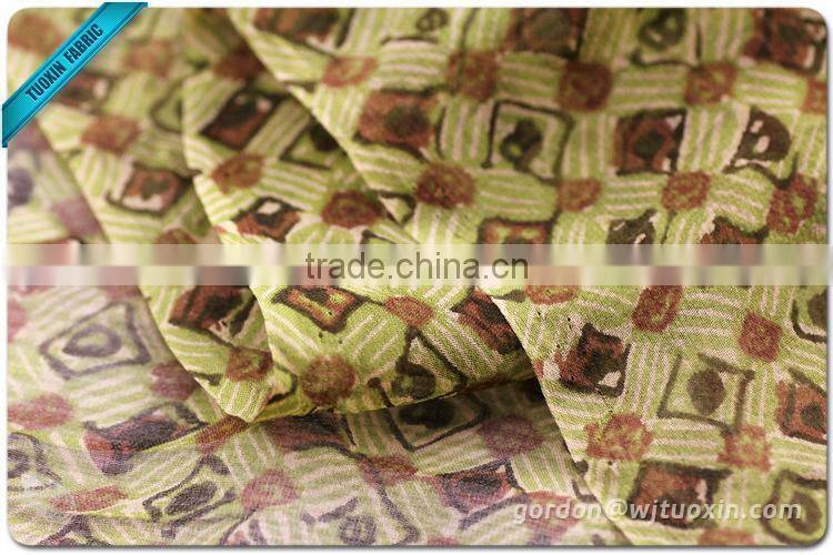 Fashion Printed Crepe Silk Chiffon, Silk Georgette Printing