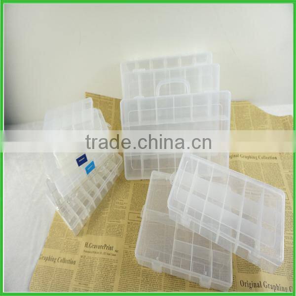christmas gift clear square plastic box with compartment