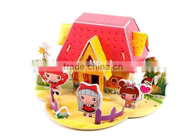 2015 new style diy super 3d wooden puzzle