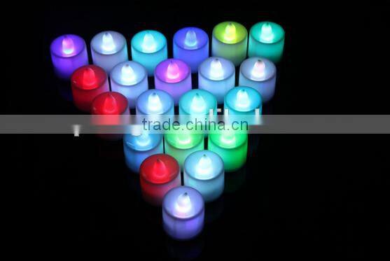 New Flickering 12 Flicker Light Flameless LED Tealight Tea Candles Wedding Light romantic and fancy atmosphere candle light