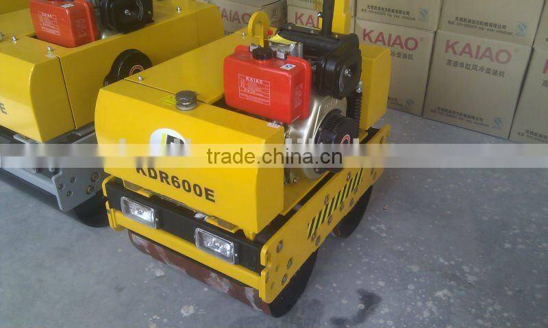 Double Drum Vibratory Hand Roller Compactor with diesel engine KA186FAE