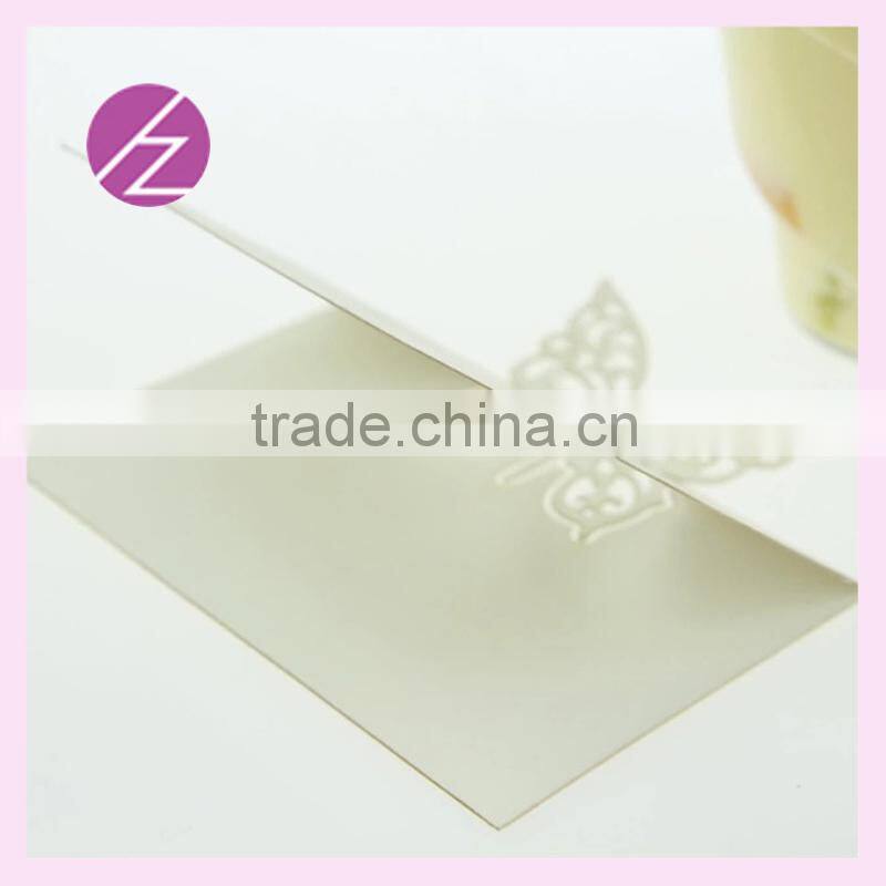 Hot Sale Butterfly Fancy Place Card Holder Table Seat Card for Wedding ZK-32
