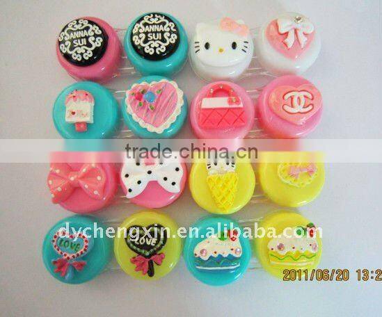 cut price DIY the latest fashion color contact case