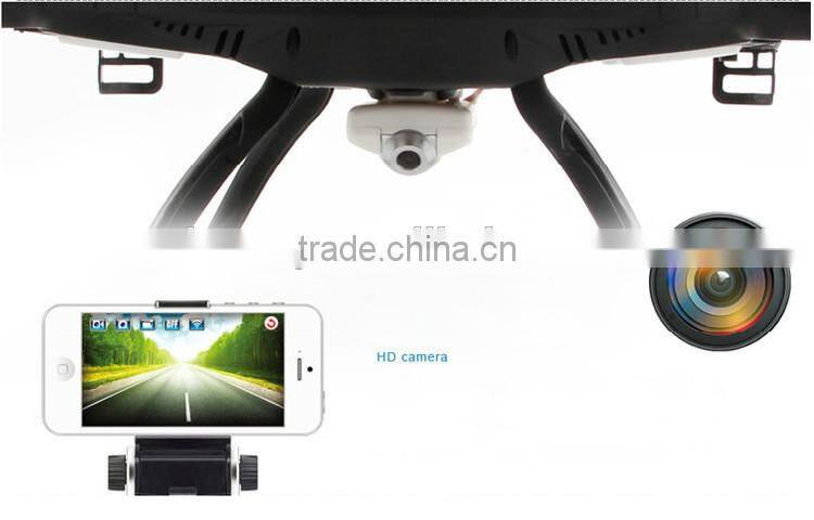 New Products 2.4G RC Drone Quadcopter with HD Camera, WIFI live video via cell phone