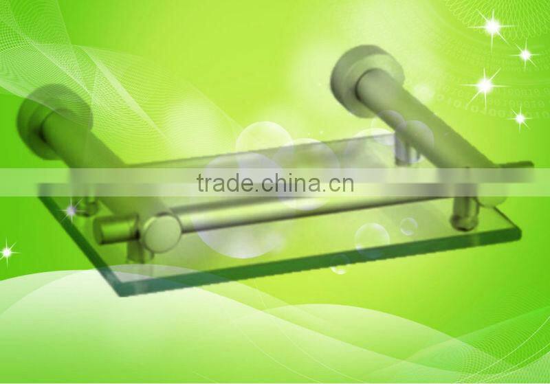 Aluminum and Glass Bathroom Accessory