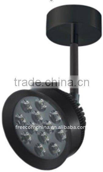 black waterproof spotlight fixture