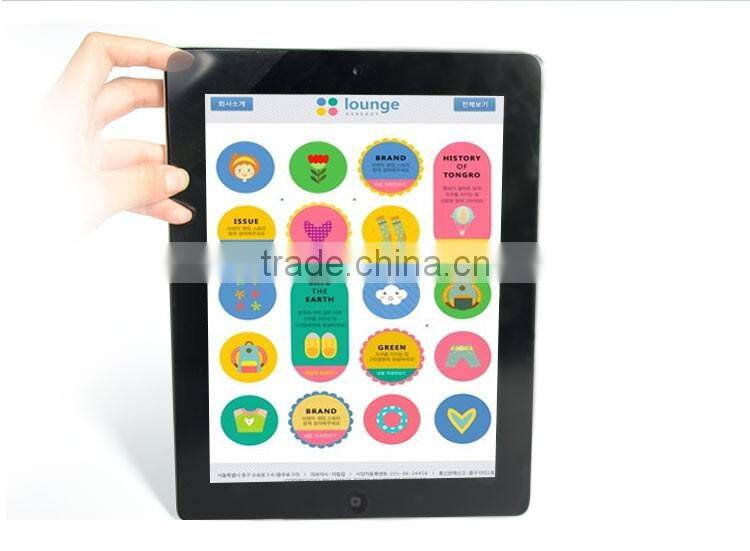 2 way anti-spy screen protector for ipad with paper packaging