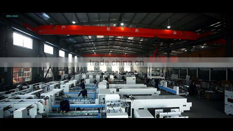 ZH-1450PC Automatic boxAZH-1450PC corrugated box manufacturing machinery in line folding pasting machine