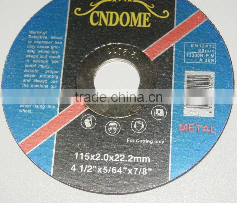 350mm chinese Steel cutting wheel metal Abrasive cut off saw with MPA