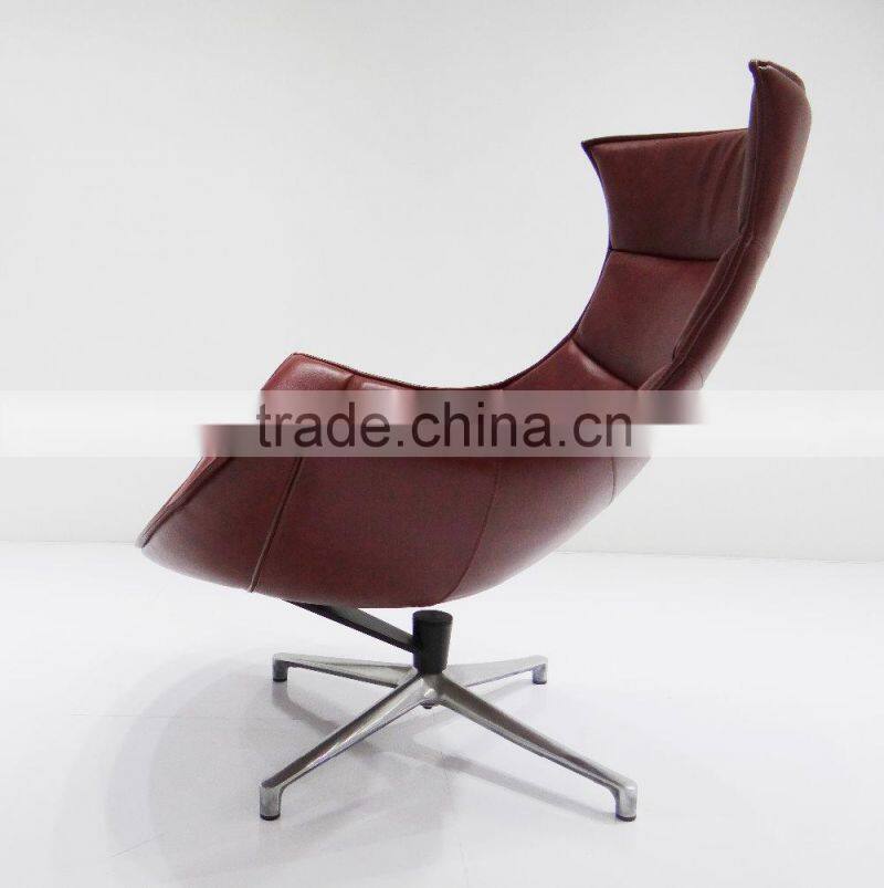 CH-006# modern deisgn living room leather chair, leather lounge chair, lounge chair