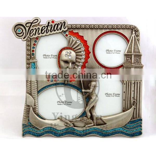 Zinc alloy crafts New York photo frame the statue of liberty frame the Empire State Building frame