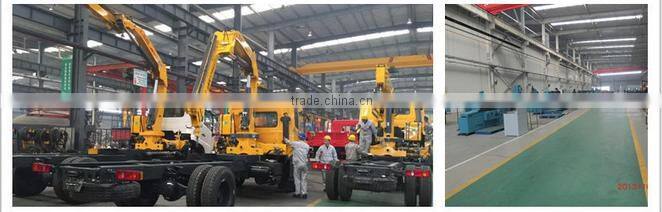 Dongfeng Brand Double Cabin 2 Ton Telescopic Boom Mounted Truck Crane