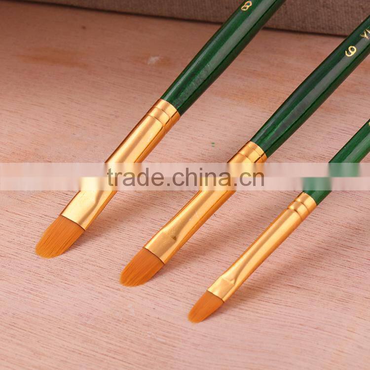Hot Selling 2015 New Wholesale Artist Paint Brush 3Pcs For Students