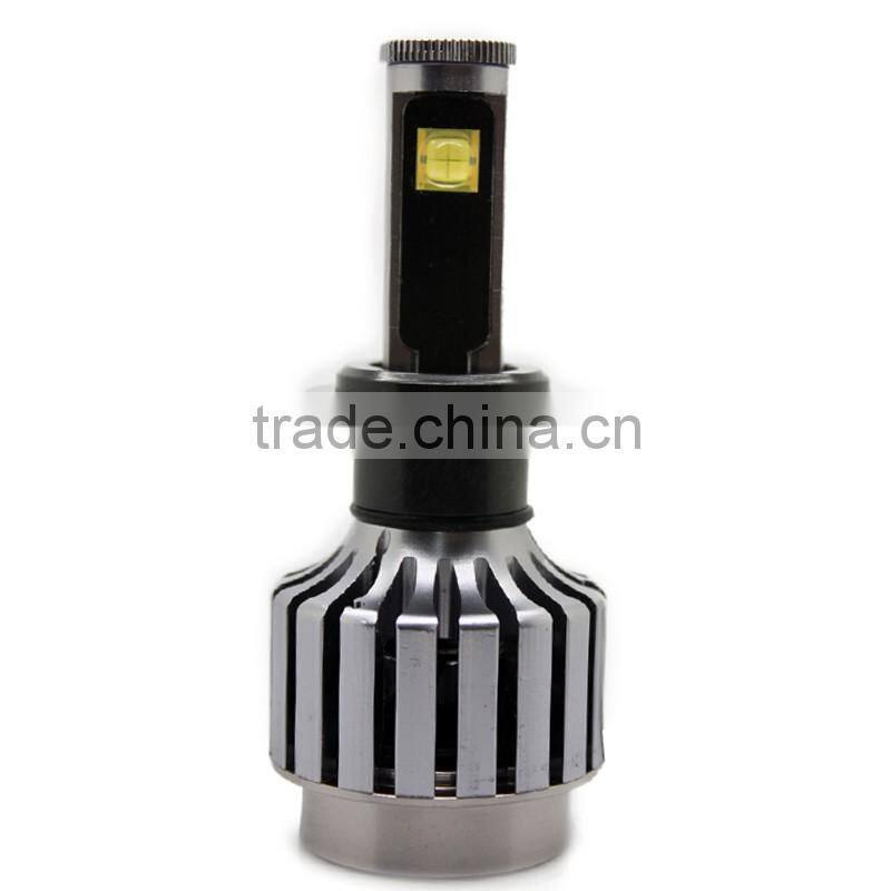 2016 Newest Cooling Fan System DC 12-24V LED Headlight Car H7 LED Headlight , High Power LED Headlight