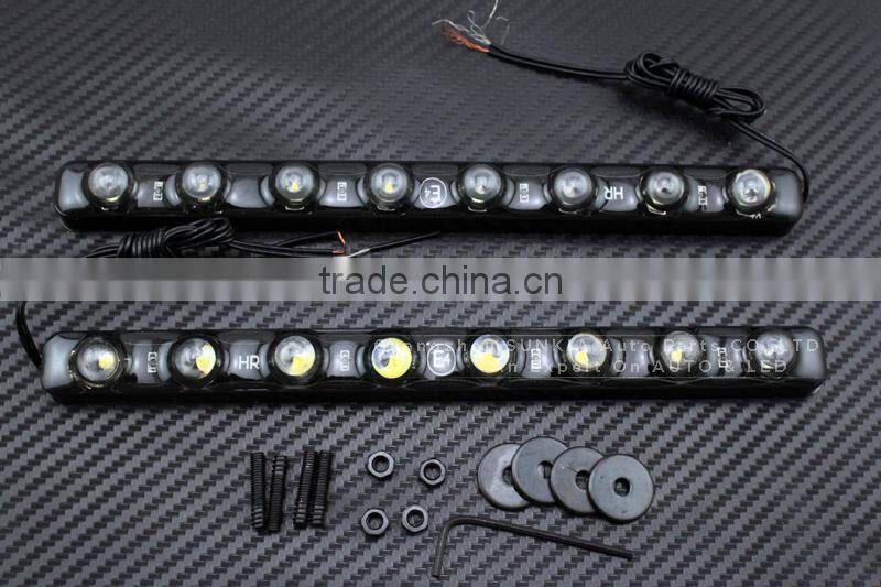 2015 New products long life High bright 8 LED CE ROHS drl light waterproof