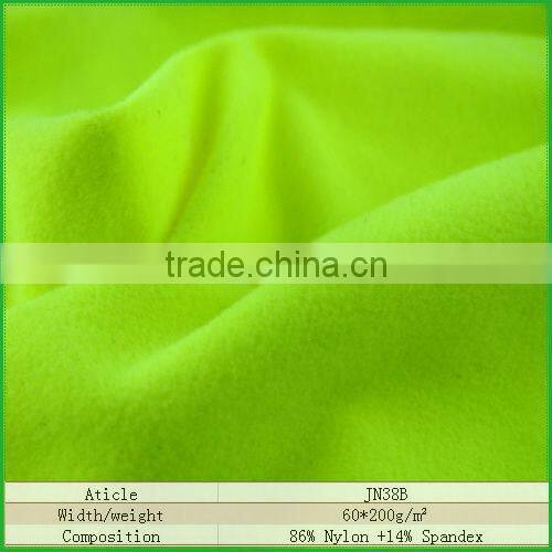 polyester fabric for sublimation printing/Full-dull 92 poly 8 lycra brushed sportswear fabric