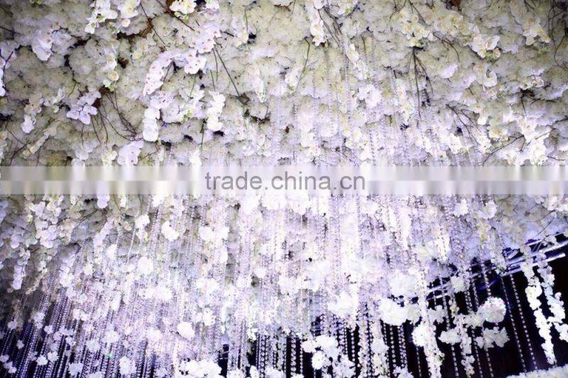3ft x 6ft Finished Ombre Rose Flower Wall for Wedding
