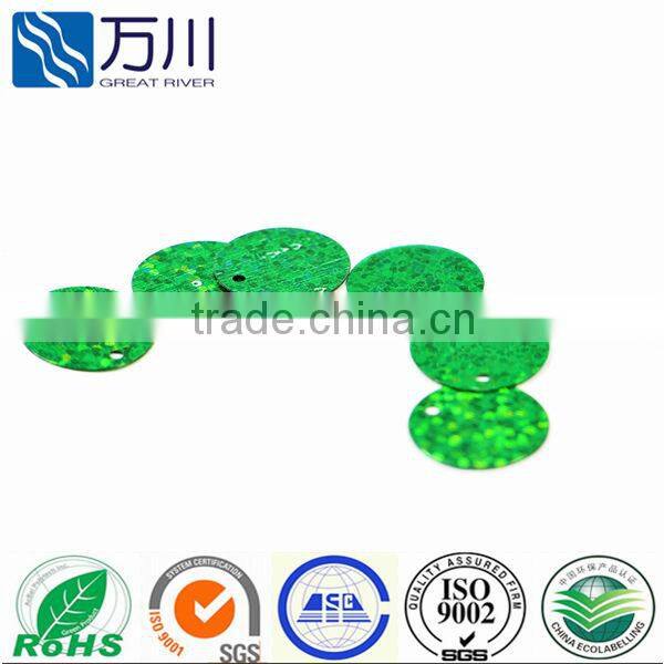 Green Faceted NEW Loose Large Round flat Sequin Spangles Paillette