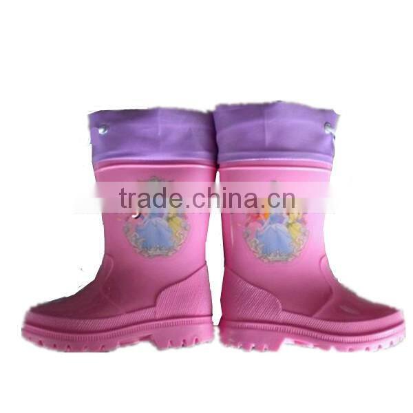 new style comfortable waterproof fishing construction pvc rain boots,kids footwear wholesale