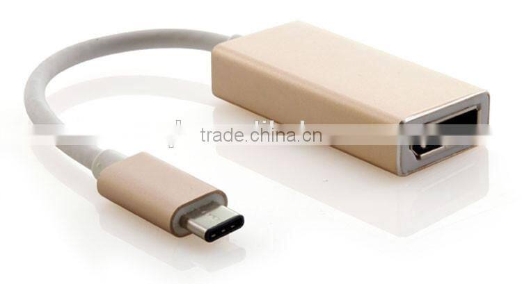 Cable USB-C 3.1 to USB-A Connector Audio Video USB A and C data cable