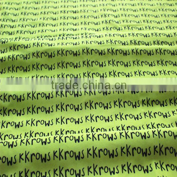 China Supplier Wholesale Letter Printed Nylon Spandex Swimwear Fabric