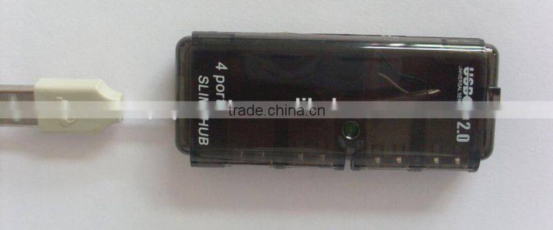 China origin best portable slim promotion gift crystal 2.0 mini 4 port hubs
