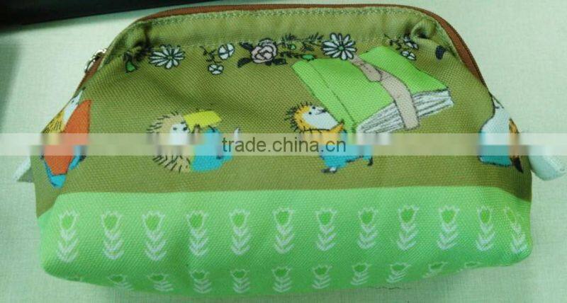 Colorful Printing Customized Promotional Canvas Cosmetic Bag