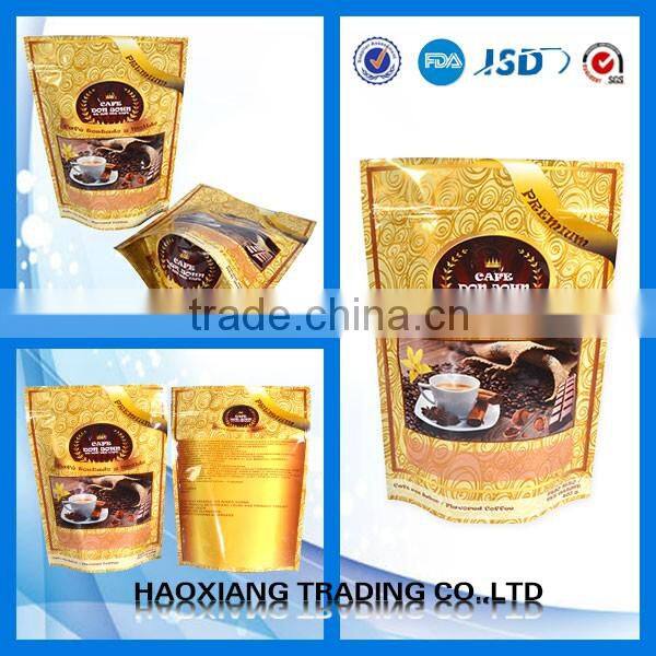 Wholesale empty biodegradable plastic with zipper tea bag packing plastic food packing bags stand up zipper bag