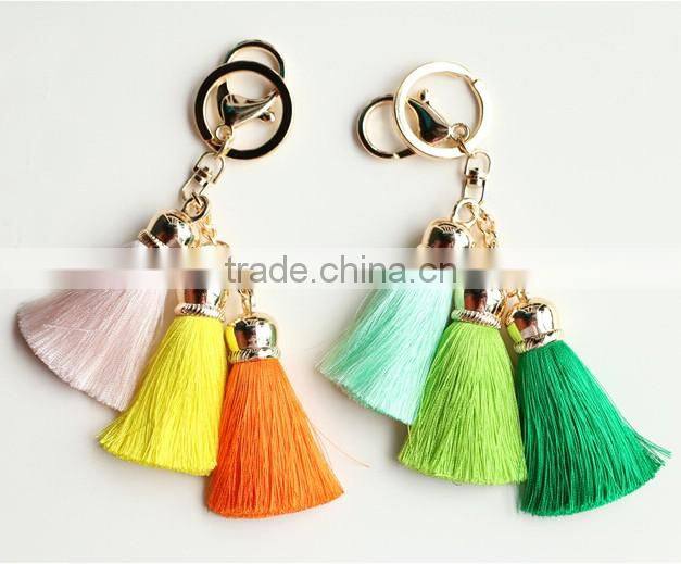 Gradiente Tassel Keychain Key Fob with Lobster Clip Bag Accessories