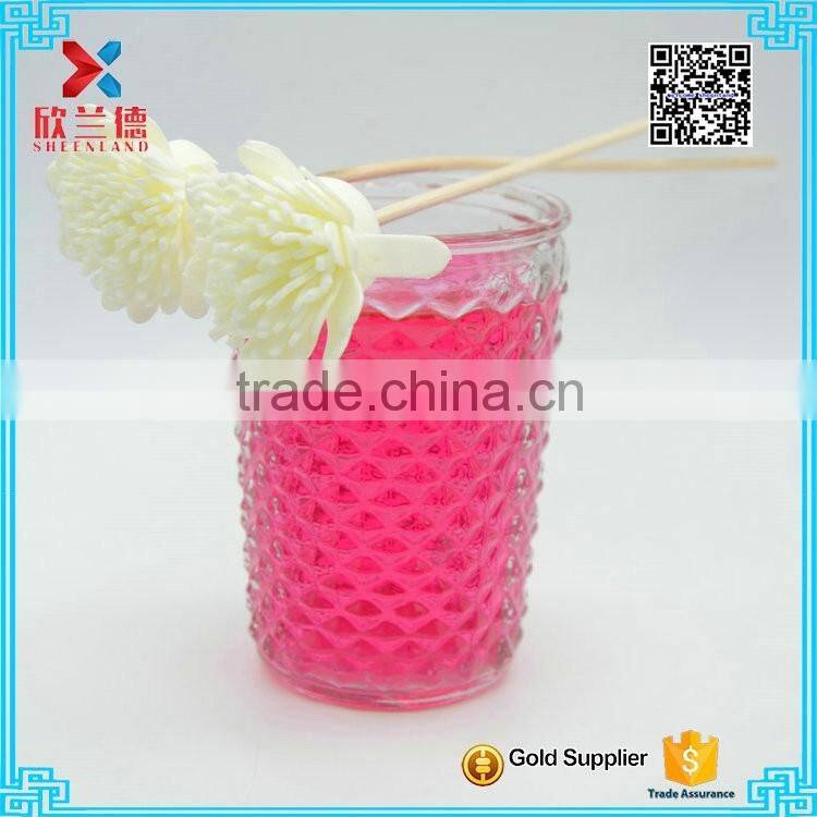 2016 manufacturer new product glass crystal candle jars for sale 200ml