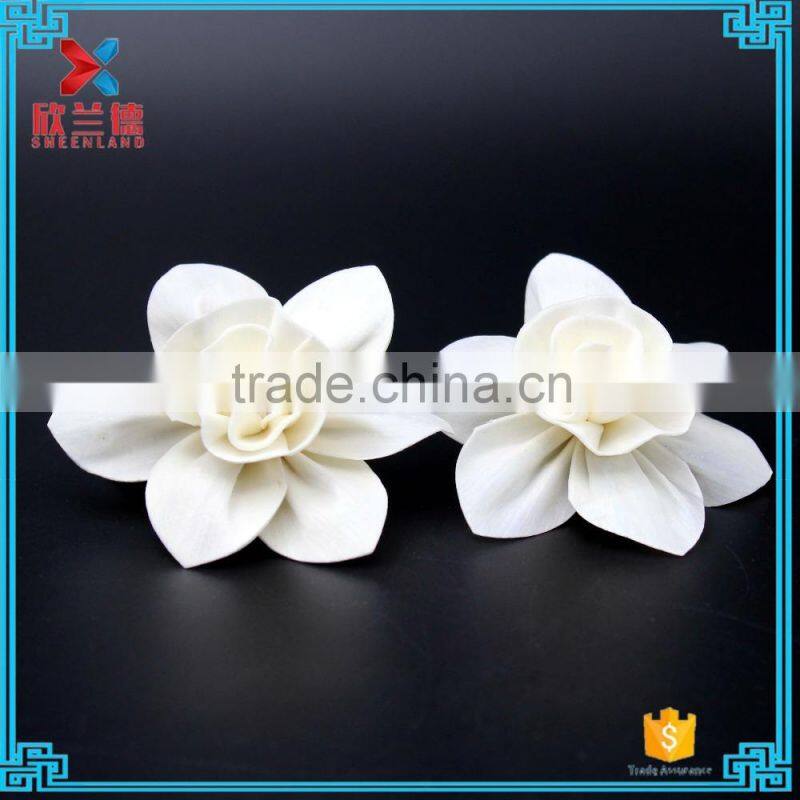 High quality 8cm daffodil dry air freshener assurance sola wood flower for fragrance diffuser