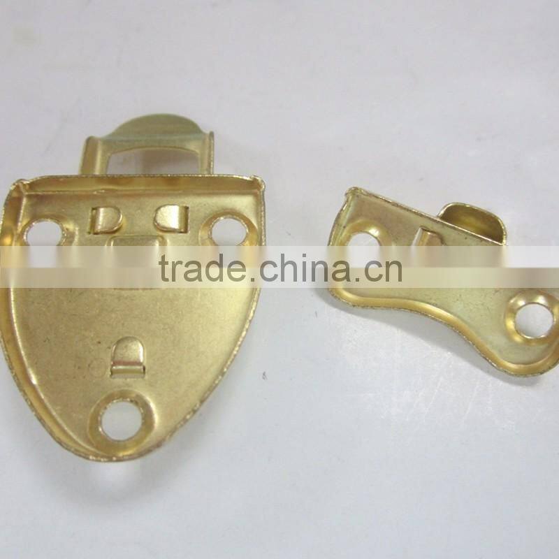 New design toggle metal hasp lock gold tone for wooden box