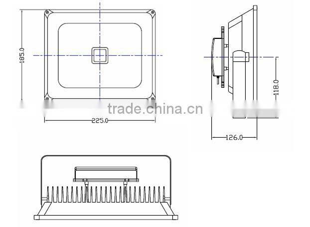 AC 100-240V IP65 Epistar/Bridgelux chip LED lighting,LED projection lamp